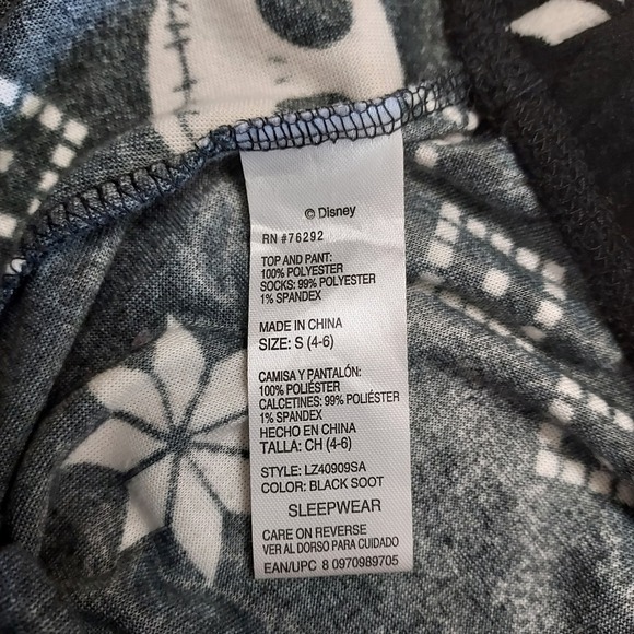 Disney Nightmare‎ Before Christmas Leggings Sleep Pants Black Small - Picture 7 of 8